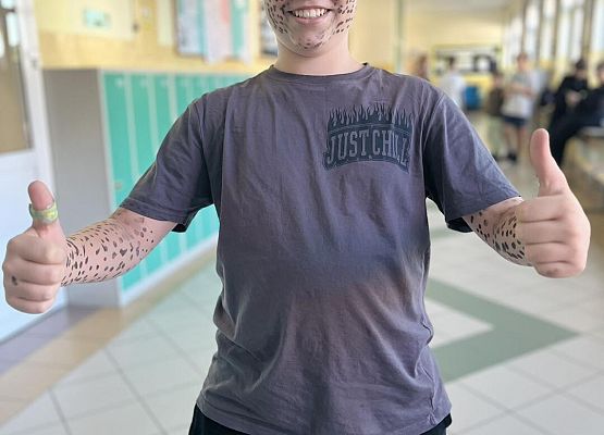 Grafika 1: Międzynarodowy Dzień Kropki w szkole w Wicku