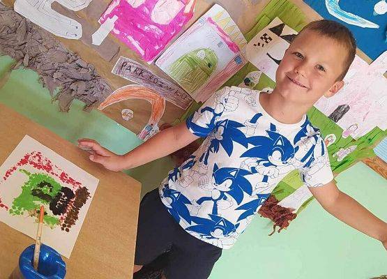 Grafika 13: Międzynarodowy Dzień Kropki w szkole w Wicku