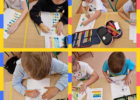 Grafika 29: Międzynarodowy Dzień Kropki w szkole w Wicku