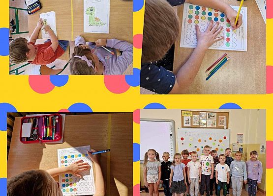 Grafika 32: Międzynarodowy Dzień Kropki w szkole w Wicku