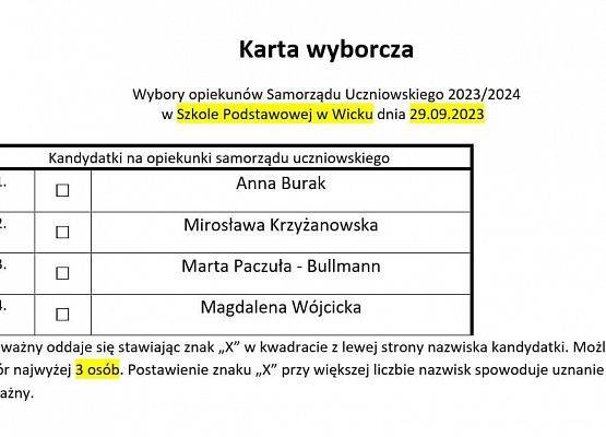 Grafika 7: Debata kandydatów na Przewodniczącego Samorządu Uczniowskiego