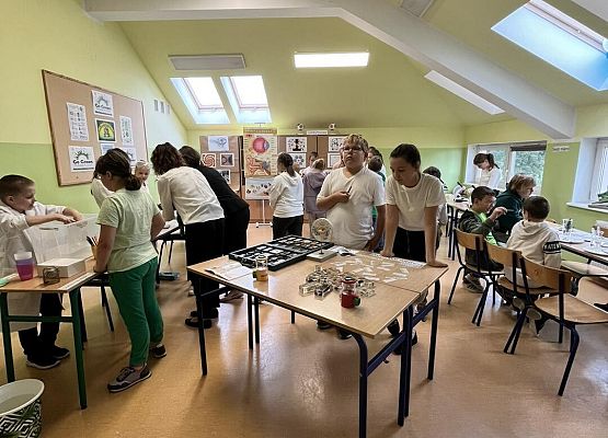 Grafika 18: Uroczyste otwarcie „Ekopracowni” przyrodniczej OZE w SP Wicko