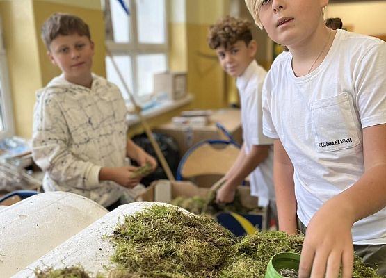 Grafika 77: Uroczyste otwarcie „Ekopracowni” przyrodniczej OZE w SP Wicko