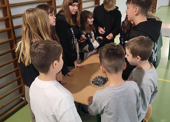 Grafika 30: Warsztaty dla uczniów Szkół Podstawowych w Szczenurzy, Maszewku i Wicku „Ekoenergetyczni - Odnawialne Źródła Energii” w ramach Festiwalu Energii