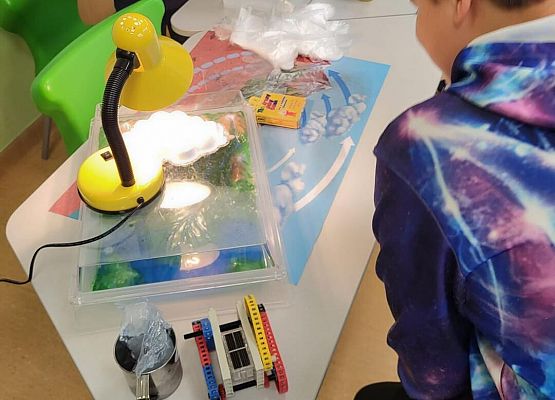 Grafika 33: Warsztaty dla uczniów Szkół Podstawowych w Szczenurzy, Maszewku i Wicku „Ekoenergetyczni - Odnawialne Źródła Energii” w ramach Festiwalu Energii