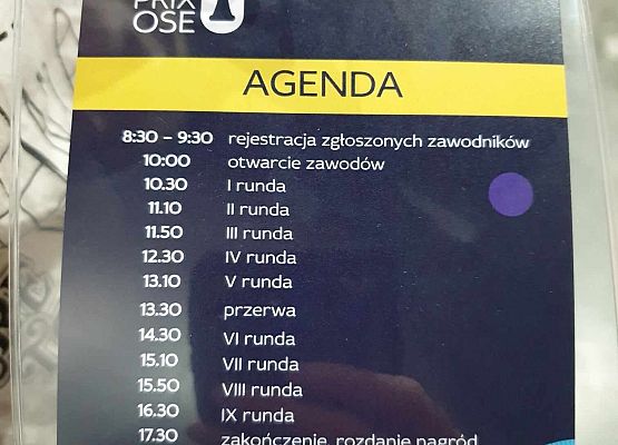 Grafika 9: Nasi uczniowie reprezentowali szkołę w Wicku podczas Szachowych Grand Prix OSE w Bydgoszczy