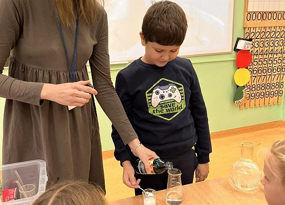 Grafika 13: Zajęcia przyrodnicze w klasach trzecich z edukatorami SPN