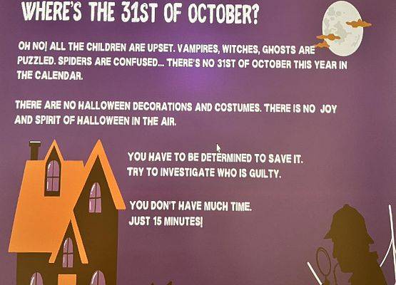 Grafika 3: "Where’s the 31st of October???" - zajęcia tematyczne z języka angielskiego