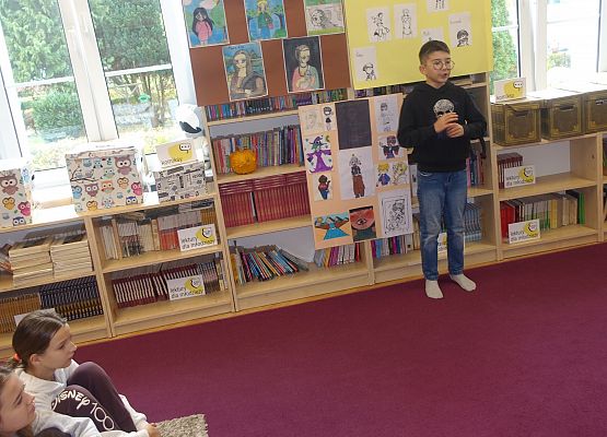 Grafika 9: Szkolne eliminacje do VI Powiatowego Konkursu Recytatorskego Polskiej Poezji Patriotycznej w Nowej Wsi Lęborskiej