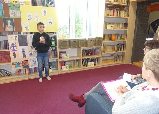 Grafika 3: Szkolne eliminacje do VI Powiatowego Konkursu Recytatorskego Polskiej Poezji Patriotycznej w Nowej Wsi Lęborskiej