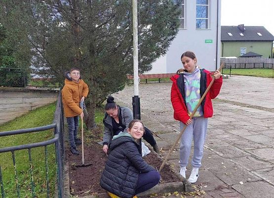 Grafika 3: Nasza szkoła bierze udział w Akcji Pola Nadziei 2023/2024 na rzecz Fundacji Lęborskiego Hospicjum Stacjonarnego