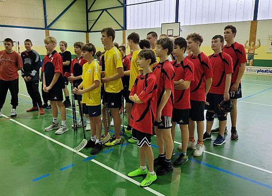 Grafika 4: II miejsce drużyny chłopięcej SP Wicko w unihokeju w zawodach powiatowych w ramach Igrzysk Młodzieży