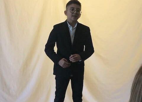 Grafika 1: Miłosz Filipionek wyróżniony w 6. Powiatowym Konkursie Recytatorskim Polskiej Poezji Patriotycznej