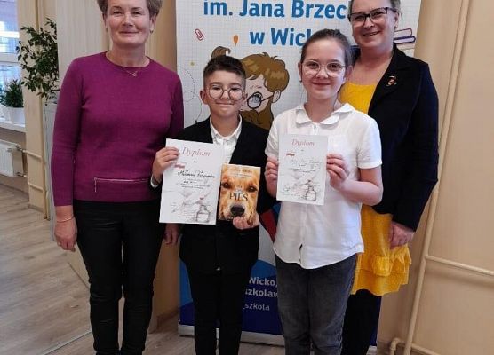 Grafika 3: Miłosz Filipionek wyróżniony w 6. Powiatowym Konkursie Recytatorskim Polskiej Poezji Patriotycznej