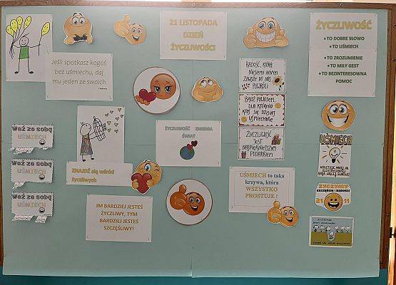 Grafika 13: Obchody Dnia Życzliwości i Pozdrowień w naszej szkole