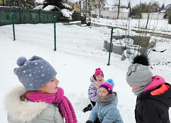 Grafika 11: Uczniowie klasy IIIA odwiedzili szkolne ptasie miasteczko