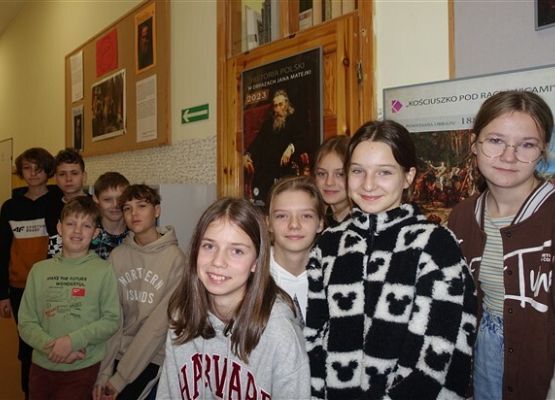 Grafika 5: „Historia Polski w obrazach Jana Matejki" - wystawa i zajęcia historyczne w Bibliotece Szkolnej w Wicku w ramach obchodów Roku Matejki w Polsce