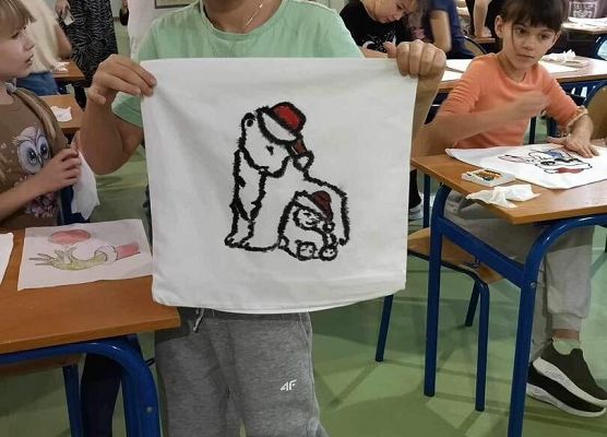 Grafika 32: Warsztaty z ekipą "Sztuka Kuka" z Gdyni