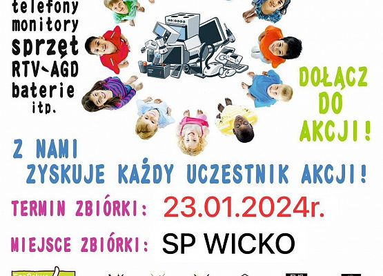 Grafika 1: Przystąpiliśmy do akcji „Wszystkie dzieci zbierają elektrośmieci”