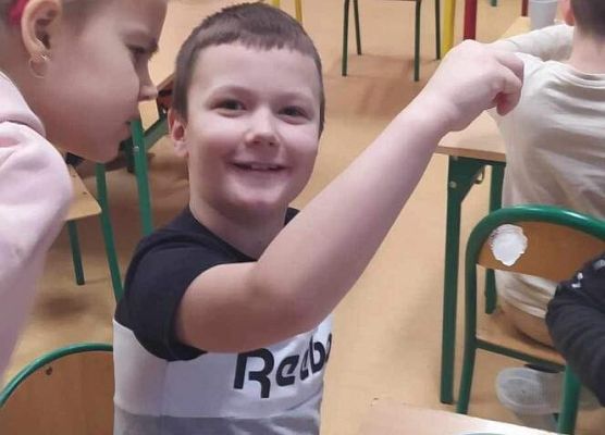 Grafika 1: Zajęcia kl. IIA w ramach projektu "Otwórz się na naukę. Eksperymenty na cztery pory roku"