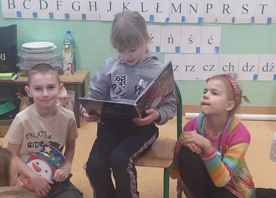 Grafika 2: Podsumowanie projektu "Czytelnicza środa" w kl. IIA