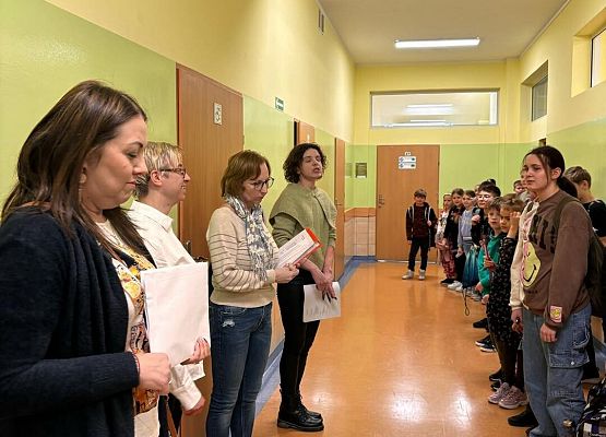Grafika 2: Uczniowie SP Wicko biorą udział w "MATHMANIE" - wojewódzkim konkursie matematycznym