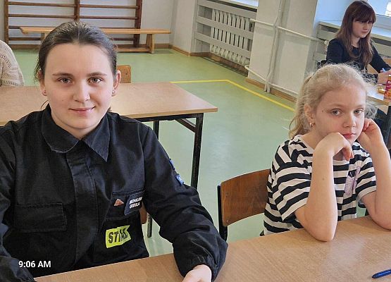 Grafika 9: Gminne eliminacje do Turnieju Wiedzy Pożarniczej w szkole w Wicku