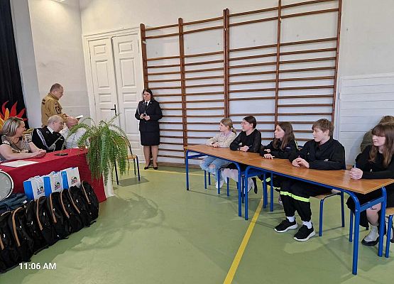 Grafika 20: Gminne eliminacje do Turnieju Wiedzy Pożarniczej w szkole w Wicku