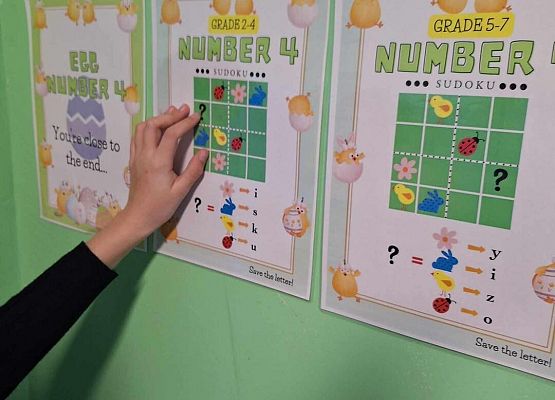 Grafika 3: Podsumowanie EASTER EGG HUNT w naszej szkole