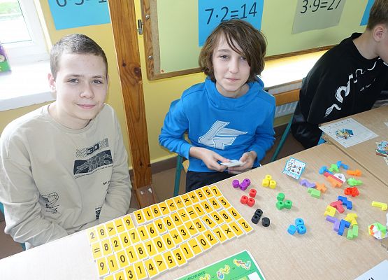 Grafika 48: Dzień Matematyki w szkole w Wicku