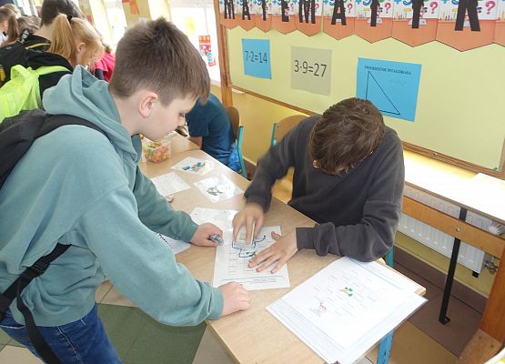 Grafika 70: Dzień Matematyki w szkole w Wicku