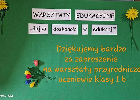 Grafika 11: Nasi uczniowie wzięli udział w przyrodniczych warsztatach edukacyjnych w Bibliotece Gminnej w Wicku