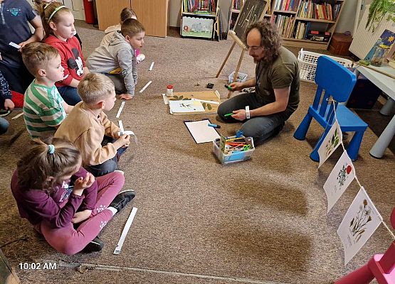 Grafika 22: Nasi uczniowie wzięli udział w przyrodniczych warsztatach edukacyjnych w Bibliotece Gminnej w Wicku