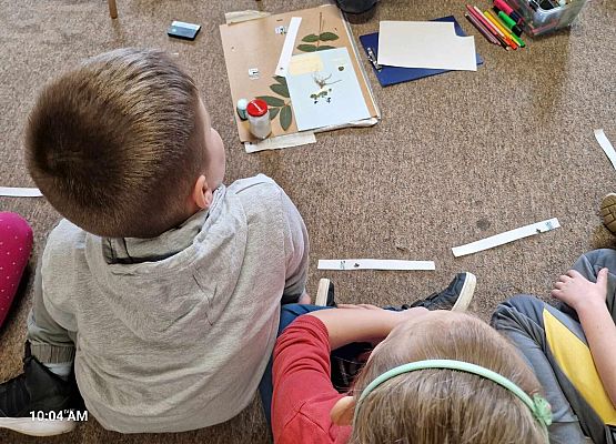 Grafika 21: Nasi uczniowie wzięli udział w przyrodniczych warsztatach edukacyjnych w Bibliotece Gminnej w Wicku