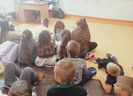 Grafika 9: Zajęcia czytelnicze dla uczniów SP Maszewko