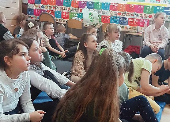 Grafika 10: Zajęcia czytelnicze dla uczniów SP Maszewko