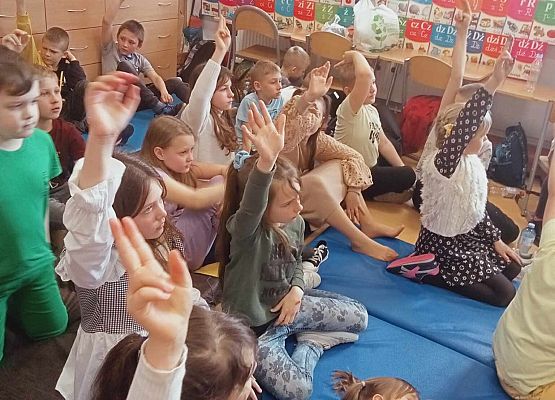 Grafika 11: Zajęcia czytelnicze dla uczniów SP Maszewko