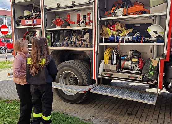 Grafika 2: Udział naszej uczennicy w Powiatowych Eliminacjach Turnieju Ogólnopolskiego Wiedzy Pożarniczej