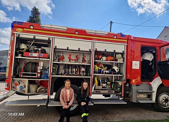 Grafika 6: Udział naszej uczennicy w Powiatowych Eliminacjach Turnieju Ogólnopolskiego Wiedzy Pożarniczej