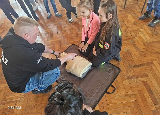 Grafika 8: Udział naszej uczennicy w Powiatowych Eliminacjach Turnieju Ogólnopolskiego Wiedzy Pożarniczej