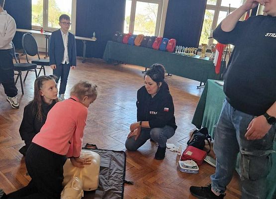 Grafika 16: Udział naszej uczennicy w Powiatowych Eliminacjach Turnieju Ogólnopolskiego Wiedzy Pożarniczej