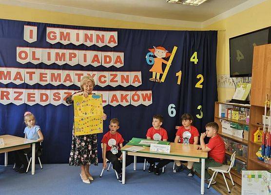 Grafika 2: I Gminna Olimpiada Matematyczna Przedszkolaków