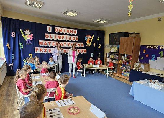 Grafika 4: I Gminna Olimpiada Matematyczna Przedszkolaków