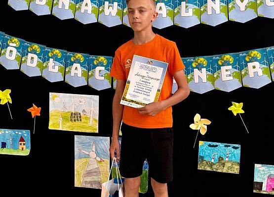 Grafika 1: Relacja z  Turnieju Wiedzy o Odnawialnych Źródłach Energii dla uczniów z powiatu lęborskiego