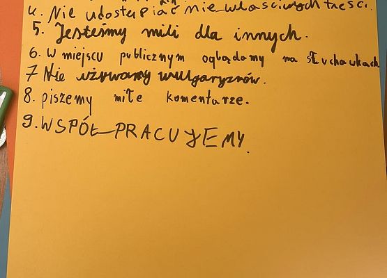 Grafika 17: Klasa IVB wzięła udział w warsztatach zorganizowanych w ramach Programu Projektor