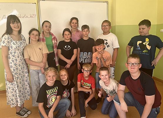 Grafika 18: Klasa IVB wzięła udział w warsztatach zorganizowanych w ramach Programu Projektor