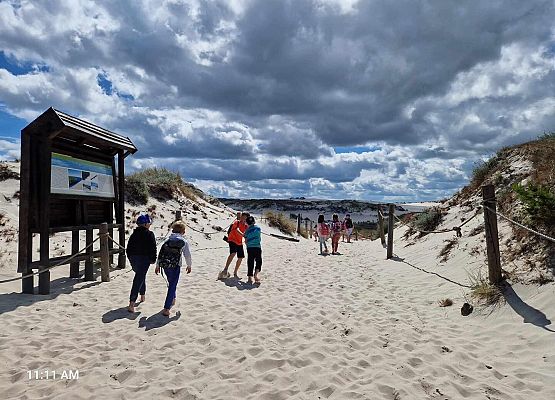 Grafika 8: Wycieczka do Rąbki i na wydmy ruchome klasy IB