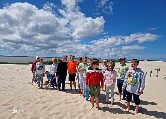 Grafika 10: Wycieczka do Rąbki i na wydmy ruchome klasy IB