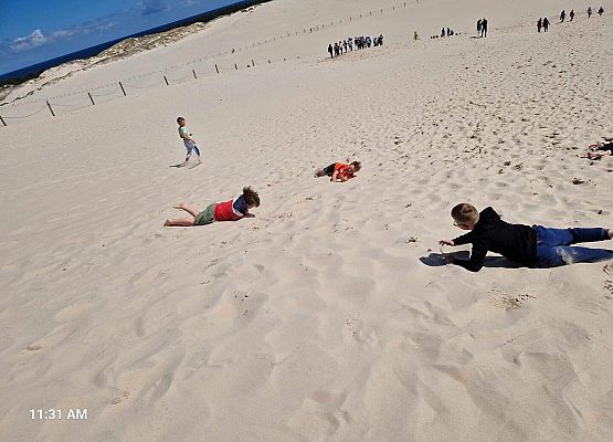 Grafika 14: Wycieczka do Rąbki i na wydmy ruchome klasy IB