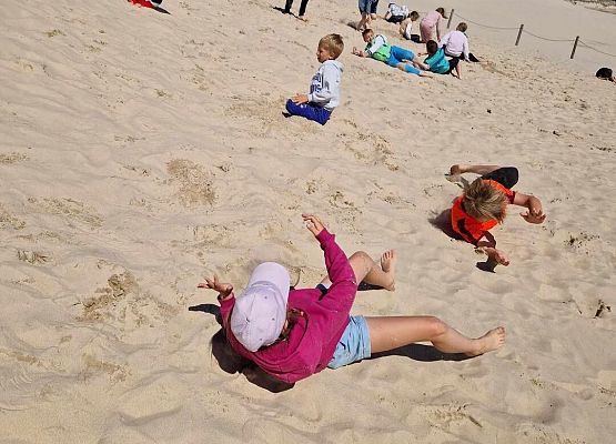 Grafika 23: Wycieczka do Rąbki i na wydmy ruchome klasy IB